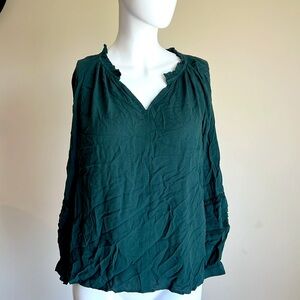 KNOX ROSE Elegant Green Women's Top.